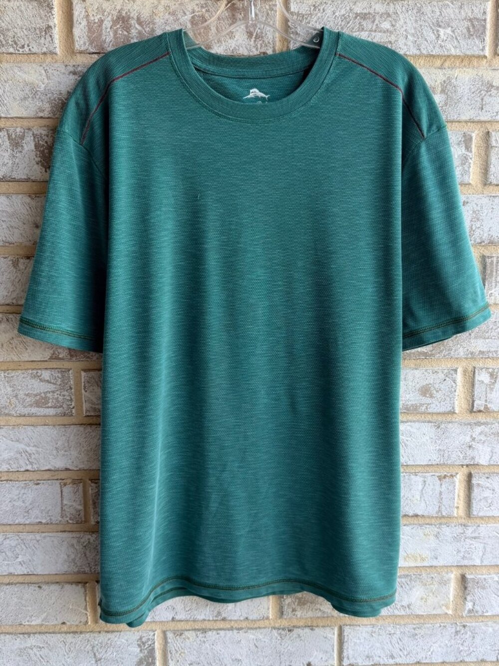 Tommy Bahama Short Sleeve Crew Neck Green Casual T-Shirt Men's Size L
